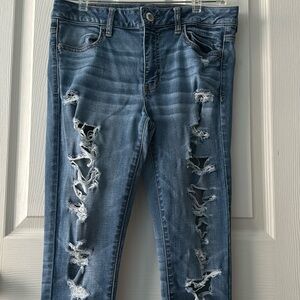 Distressed Jeans